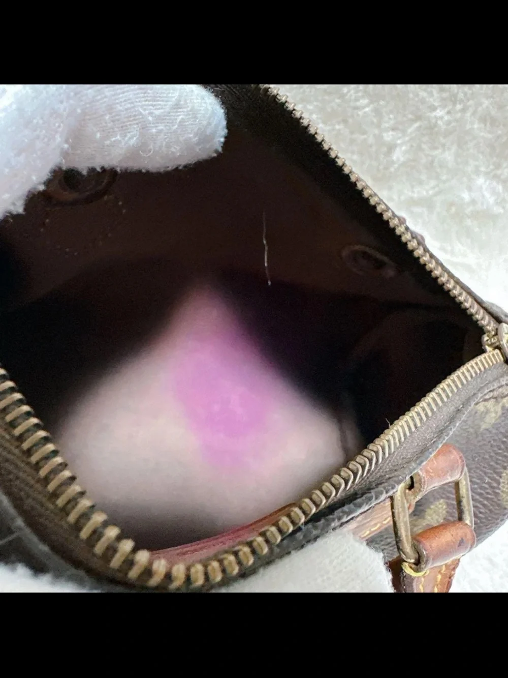 Louis Vuitton Monogram Mini Speedy in Brown and Tan